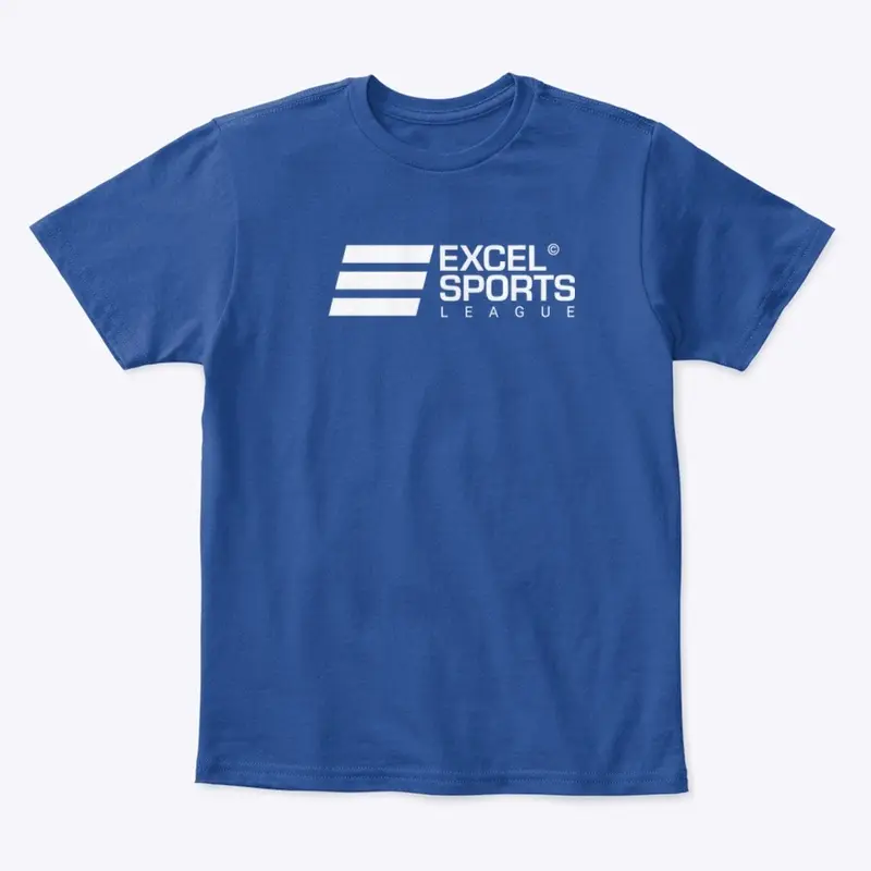 Excel Sports League (white logo)